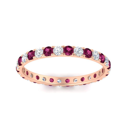 0.75 Ct. Round Eternity Wedding Band Fascinating Diamonds