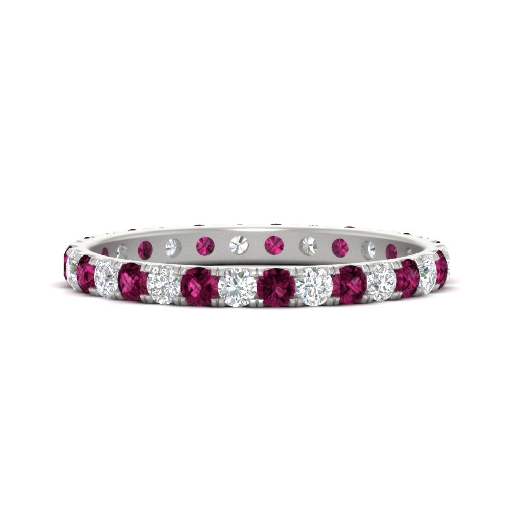 0.75 Ct. Round Eternity Wedding Band Fascinating Diamonds