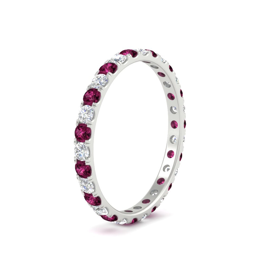0.75 Ct. Round Eternity Wedding Band Fascinating Diamonds