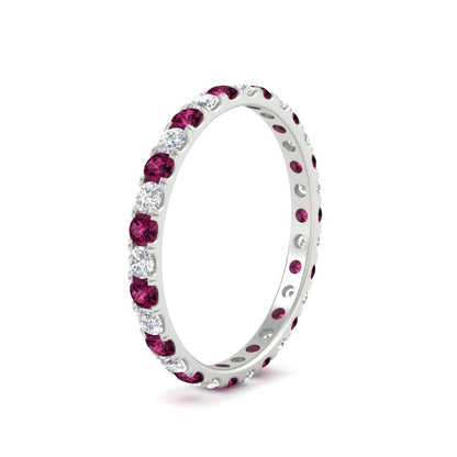 0.75 Ct. Round Eternity Wedding Band Fascinating Diamonds