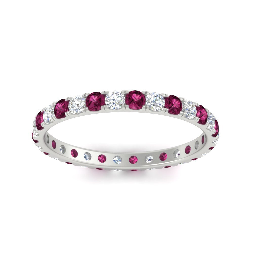 0.75 Ct. Round Eternity Wedding Band Fascinating Diamonds