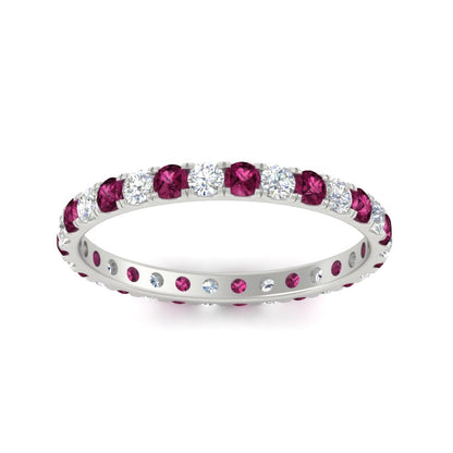 0.75 Ct. Round Eternity Wedding Band Fascinating Diamonds