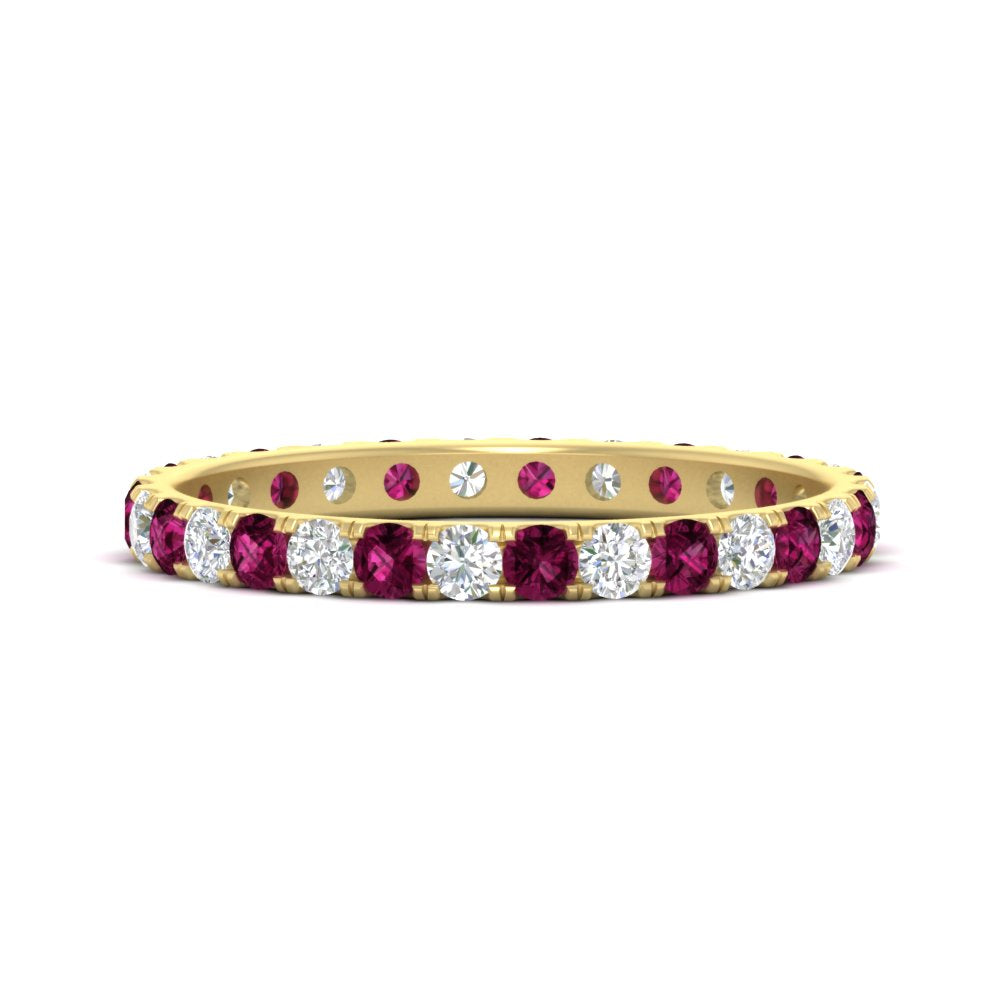 0.75 Ct. Round Eternity Wedding Band Fascinating Diamonds