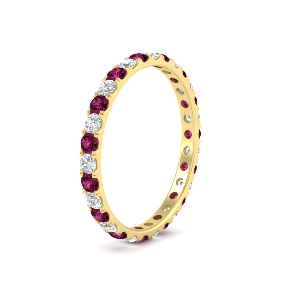 0.75 Ct. Round Eternity Wedding Band Fascinating Diamonds