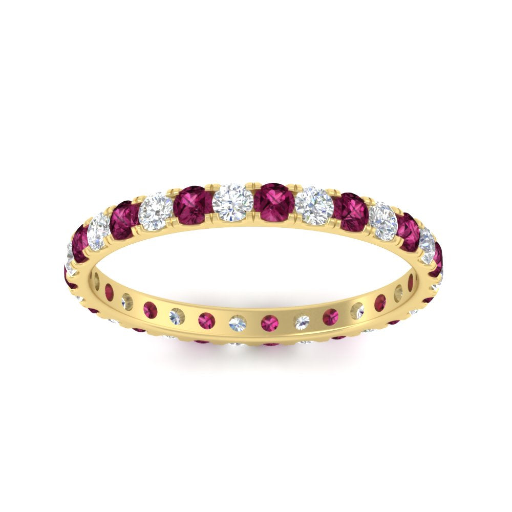0.75 Ct. Round Eternity Wedding Band Fascinating Diamonds