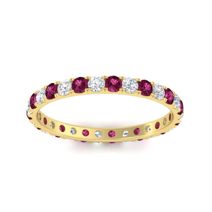 0.75 Ct. Round Eternity Wedding Band Fascinating Diamonds