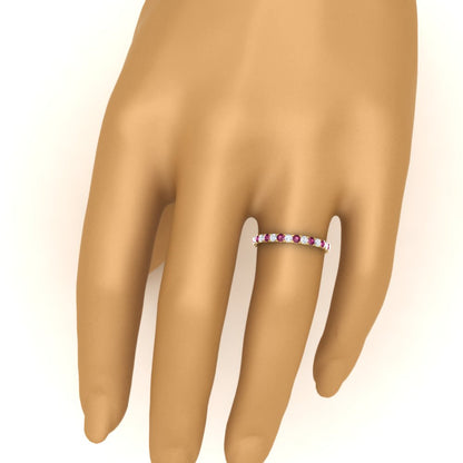 0.75 Ct. Round Eternity Wedding Band Fascinating Diamonds