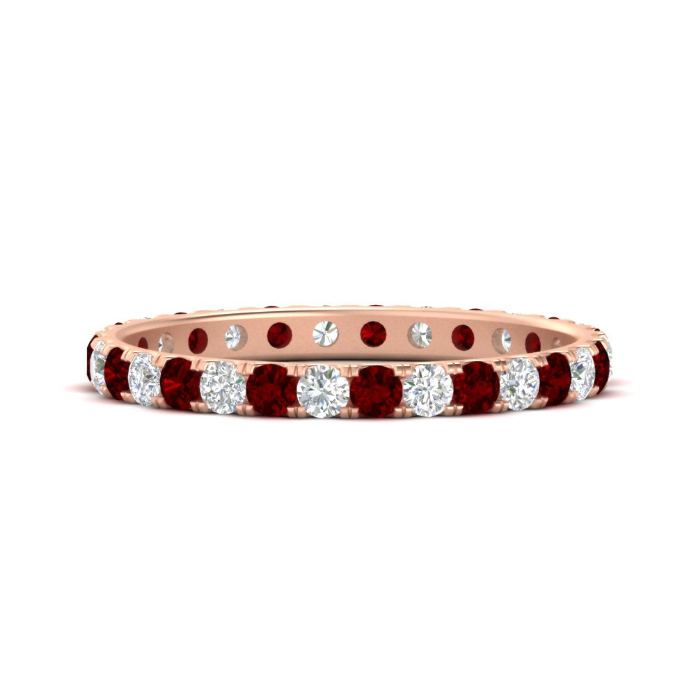 0.75 Ct. Round Eternity Wedding Band Fascinating Diamonds