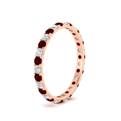 0.75 Ct. Round Eternity Wedding Band Fascinating Diamonds
