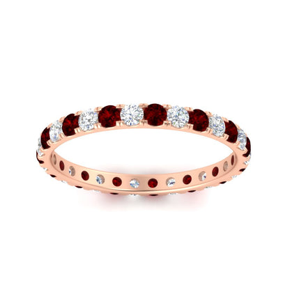 0.75 Ct. Round Eternity Wedding Band Fascinating Diamonds