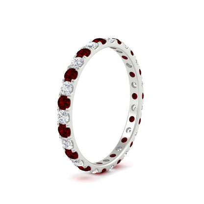 0.75 Ct. Round Eternity Wedding Band Fascinating Diamonds