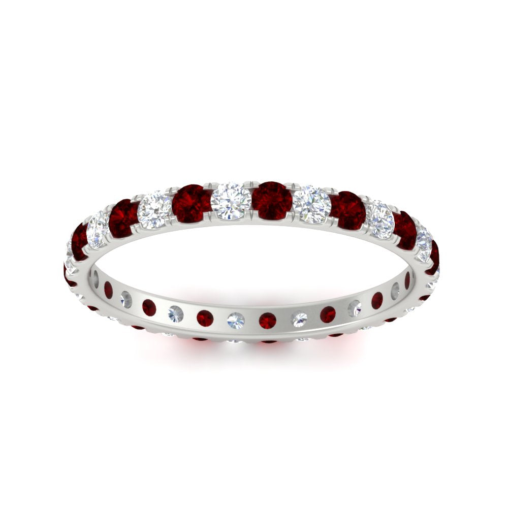 0.75 Ct. Round Eternity Wedding Band Fascinating Diamonds