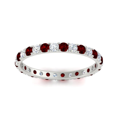 0.75 Ct. Round Eternity Wedding Band Fascinating Diamonds