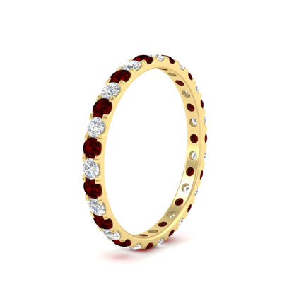 0.75 Ct. Round Eternity Wedding Band Fascinating Diamonds