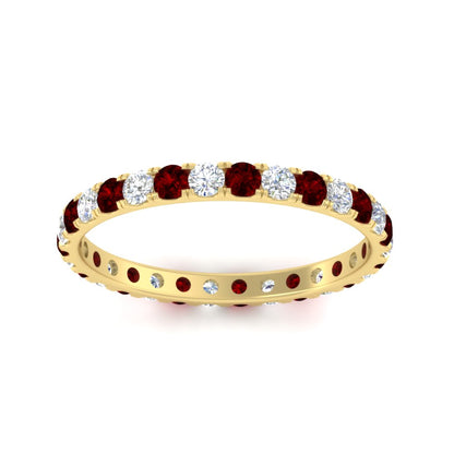 0.75 Ct. Round Eternity Wedding Band Fascinating Diamonds