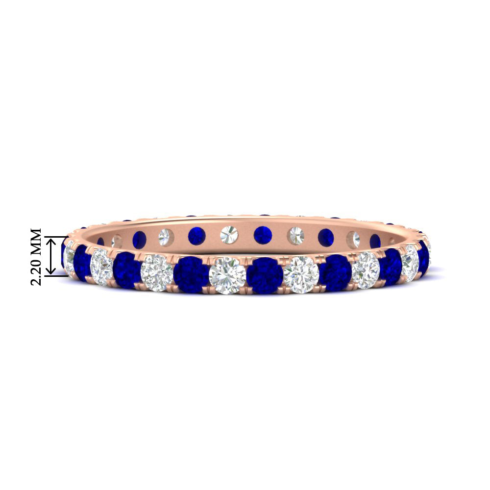 0.75 Ct. Round Eternity Wedding Band Fascinating Diamonds