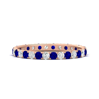 0.75 Ct. Round Eternity Wedding Band Fascinating Diamonds