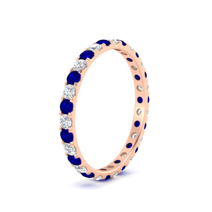0.75 Ct. Round Eternity Wedding Band Fascinating Diamonds