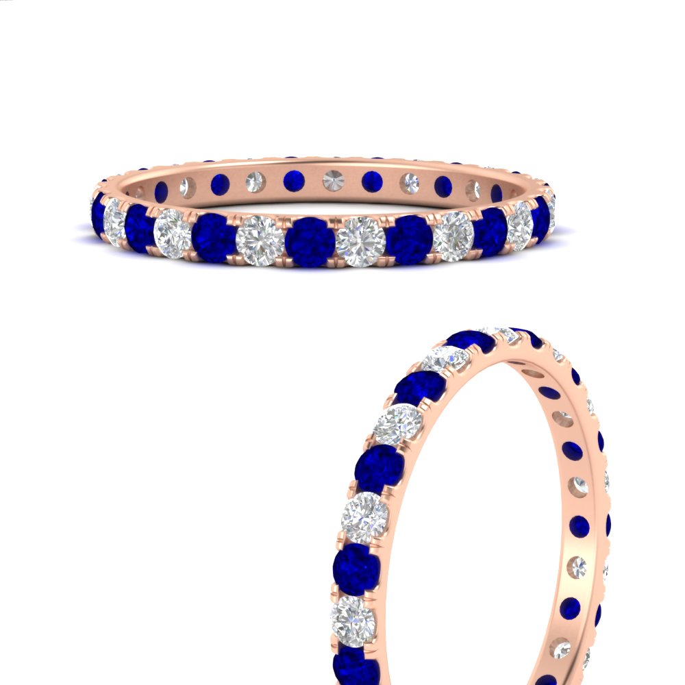 0.75 Ct. Round Eternity Wedding Band Fascinating Diamonds