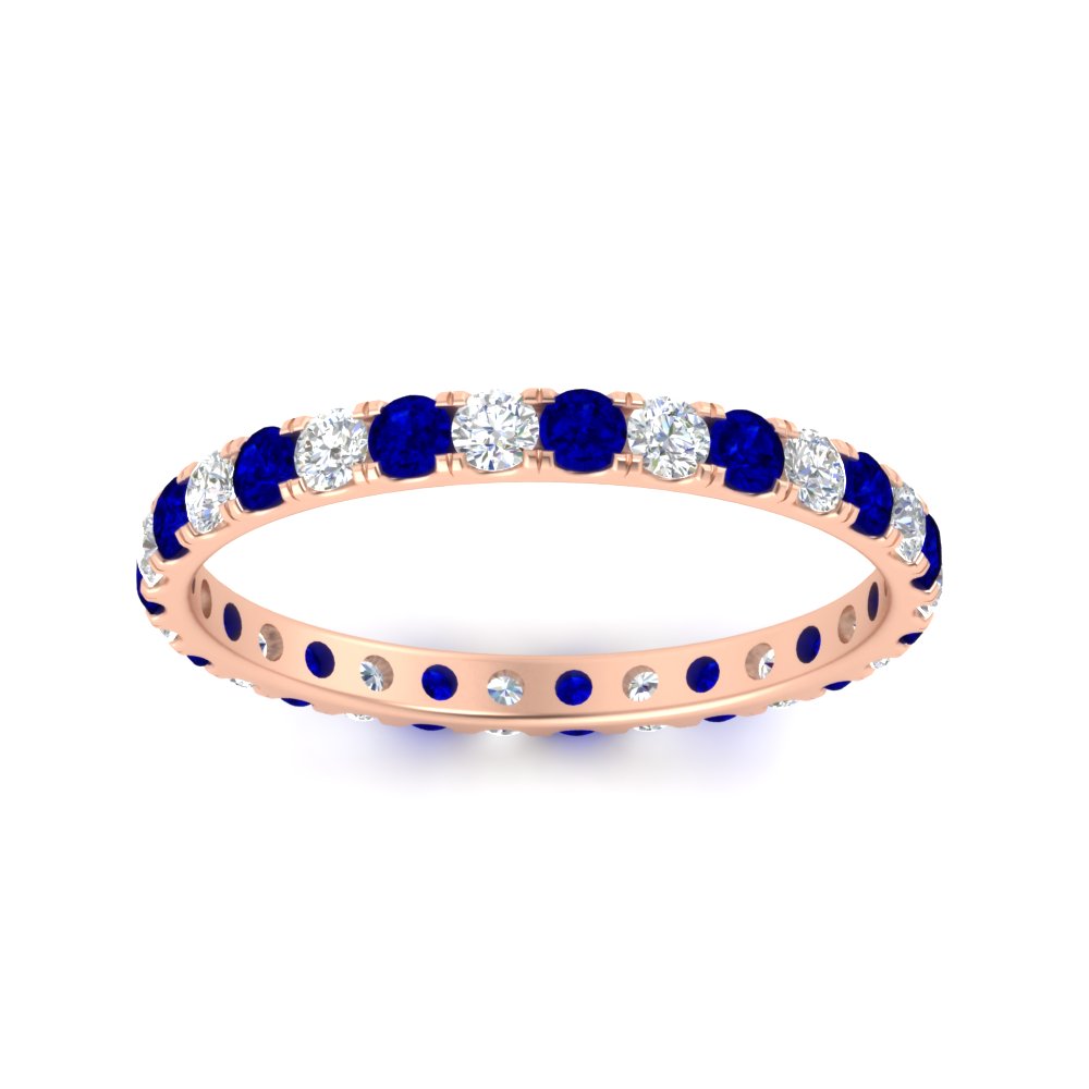 0.75 Ct. Round Eternity Wedding Band Fascinating Diamonds