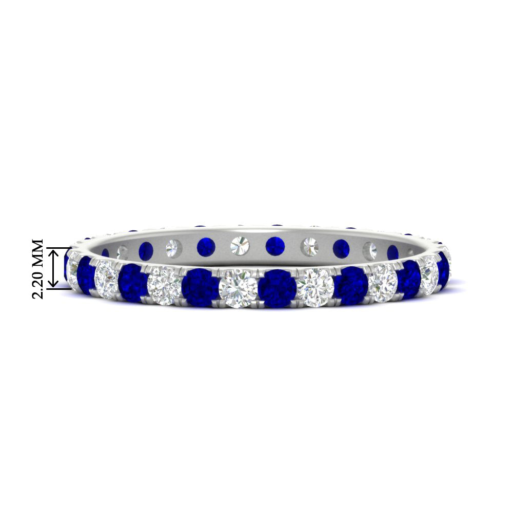 0.75 Ct. Round Eternity Wedding Band Fascinating Diamonds