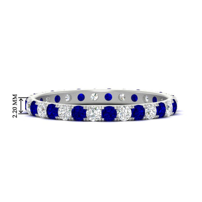 0.75 Ct. Round Eternity Wedding Band Fascinating Diamonds