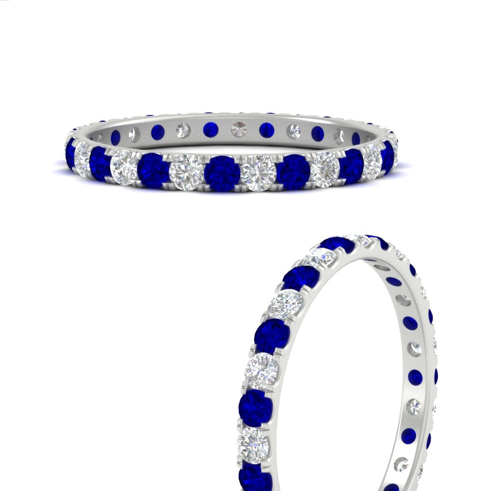 0.75 Ct. Round Eternity Wedding Band Fascinating Diamonds