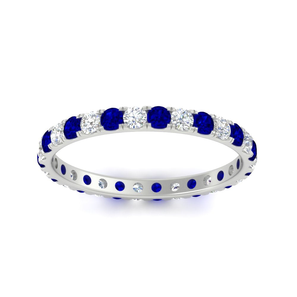 0.75 Ct. Round Eternity Wedding Band Fascinating Diamonds
