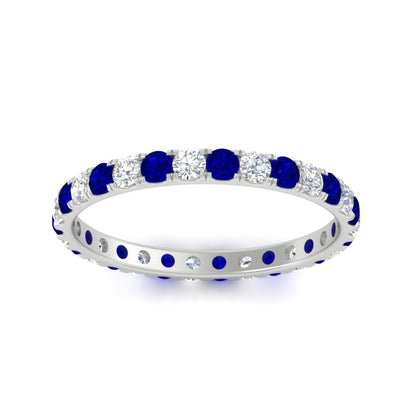 0.75 Ct. Round Eternity Wedding Band Fascinating Diamonds