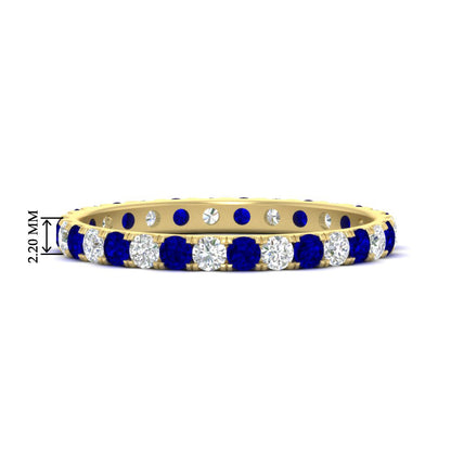 0.75 Ct. Round Eternity Wedding Band Fascinating Diamonds