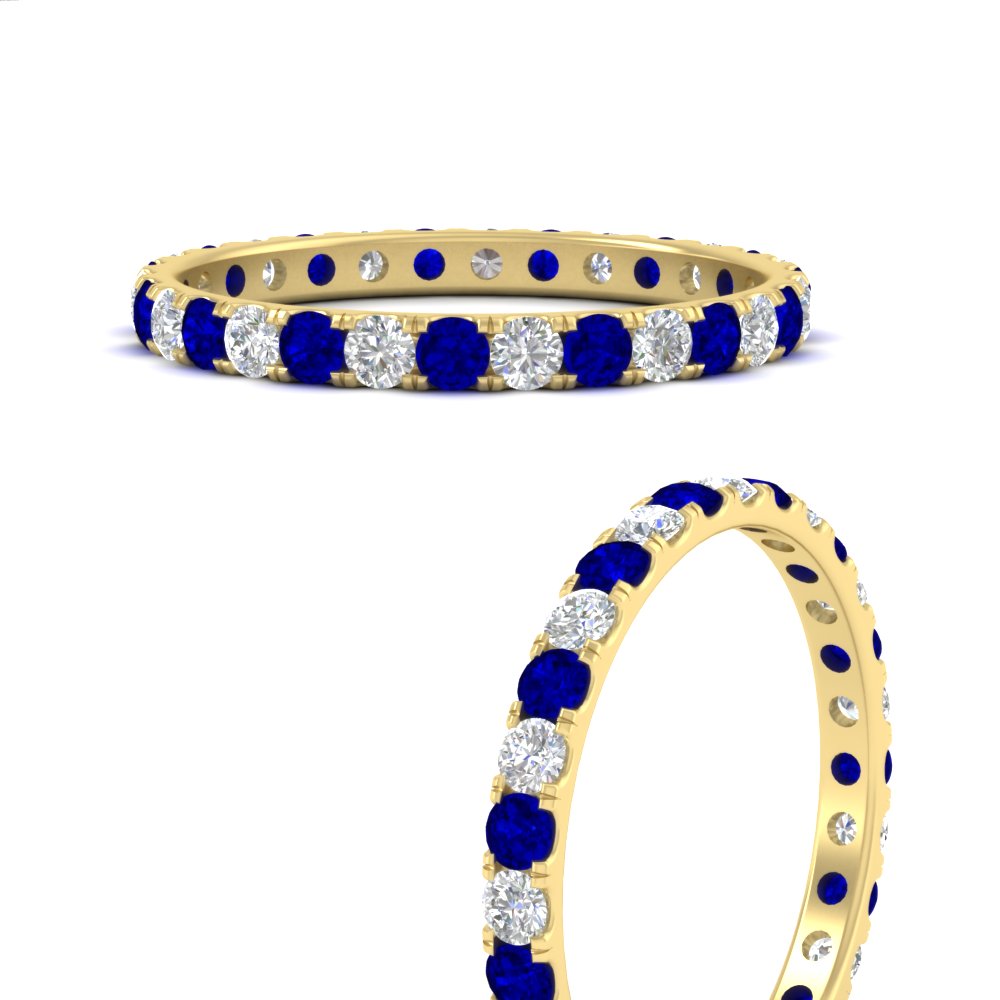 0.75 Ct. Round Eternity Wedding Band Fascinating Diamonds