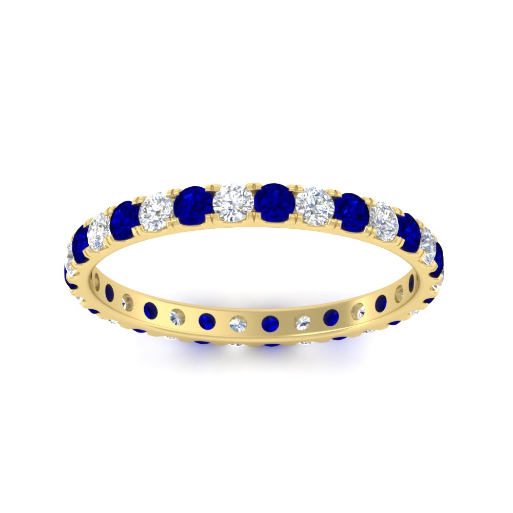 0.75 Ct. Round Eternity Wedding Band Fascinating Diamonds