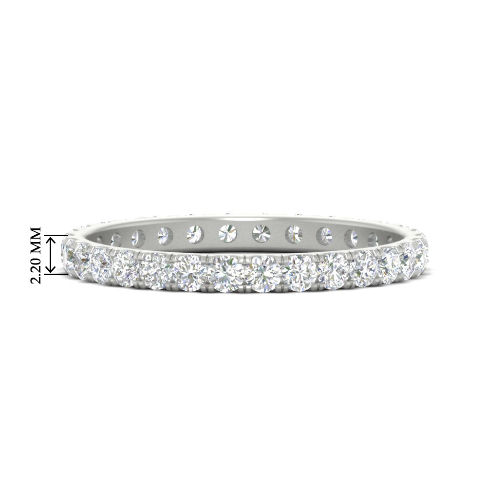 0.75 Ct. Round Eternity Wedding Band Fascinating Diamonds