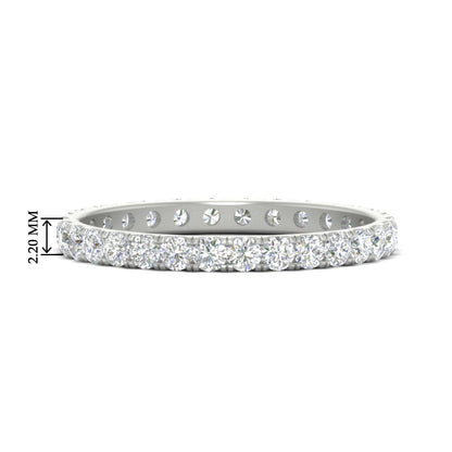 0.75 Ct. Round Eternity Wedding Band Fascinating Diamonds