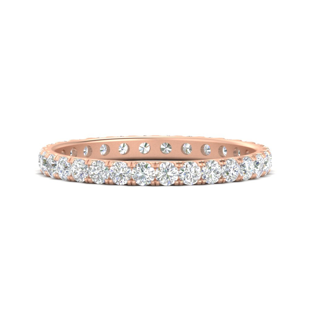 0.75 Ct. Round Eternity Wedding Band Fascinating Diamonds
