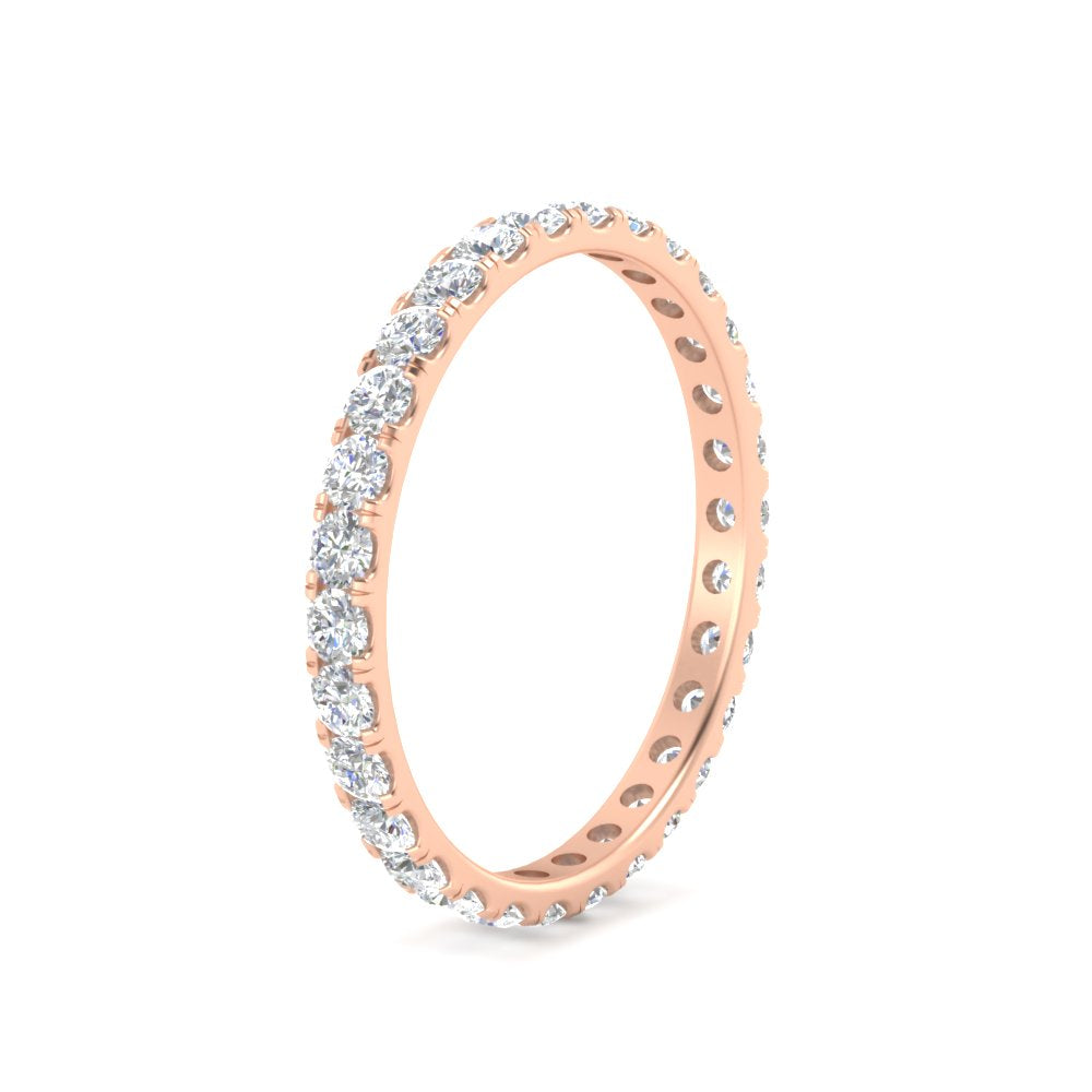 0.75 Ct. Round Eternity Wedding Band Fascinating Diamonds