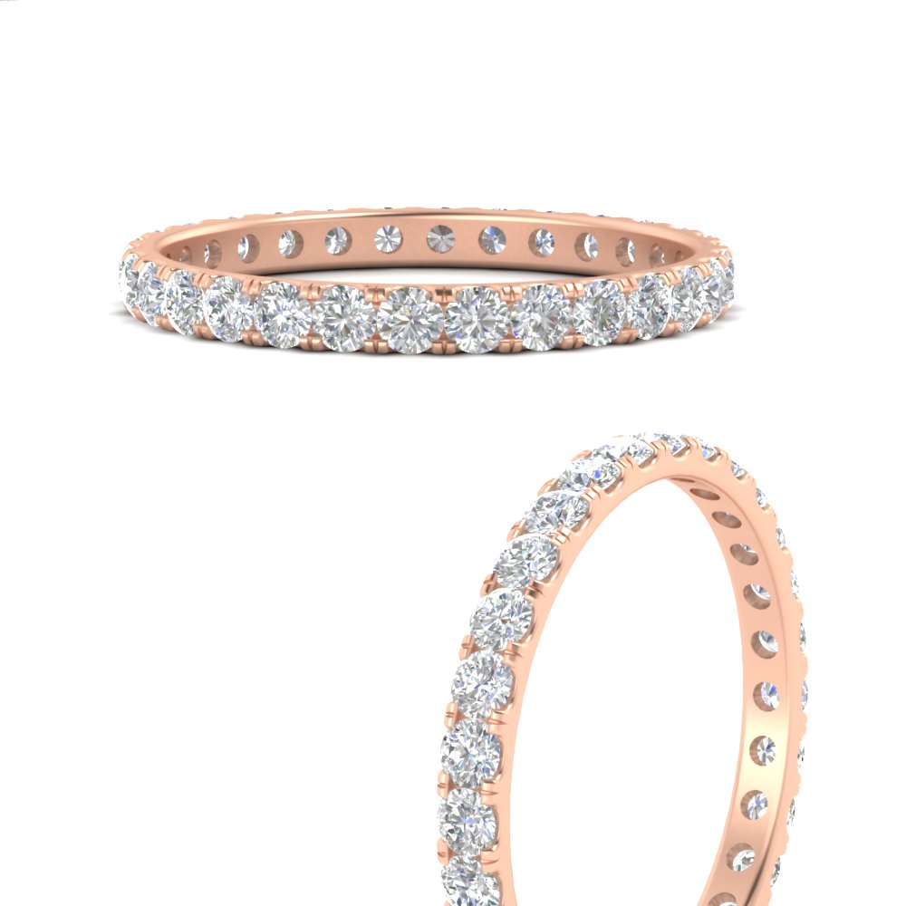 0.75 Ct. Round Eternity Wedding Band Fascinating Diamonds
