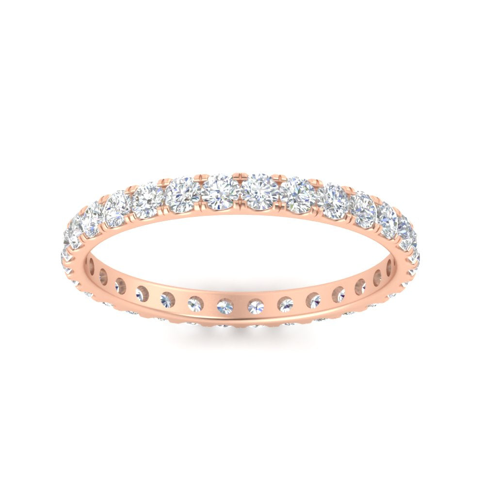 0.75 Ct. Round Eternity Wedding Band Fascinating Diamonds