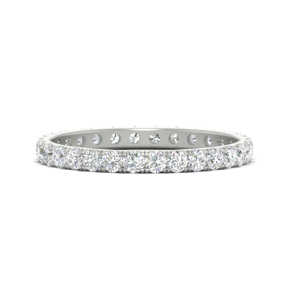 0.75 Ct. Round Eternity Wedding Band Fascinating Diamonds