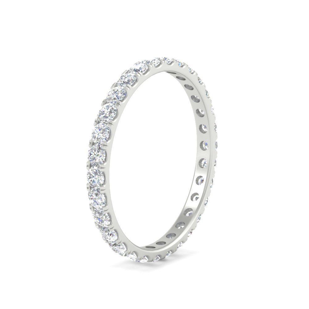 0.75 Ct. Round Eternity Wedding Band Fascinating Diamonds
