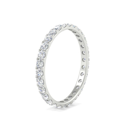 0.75 Ct. Round Eternity Wedding Band Fascinating Diamonds