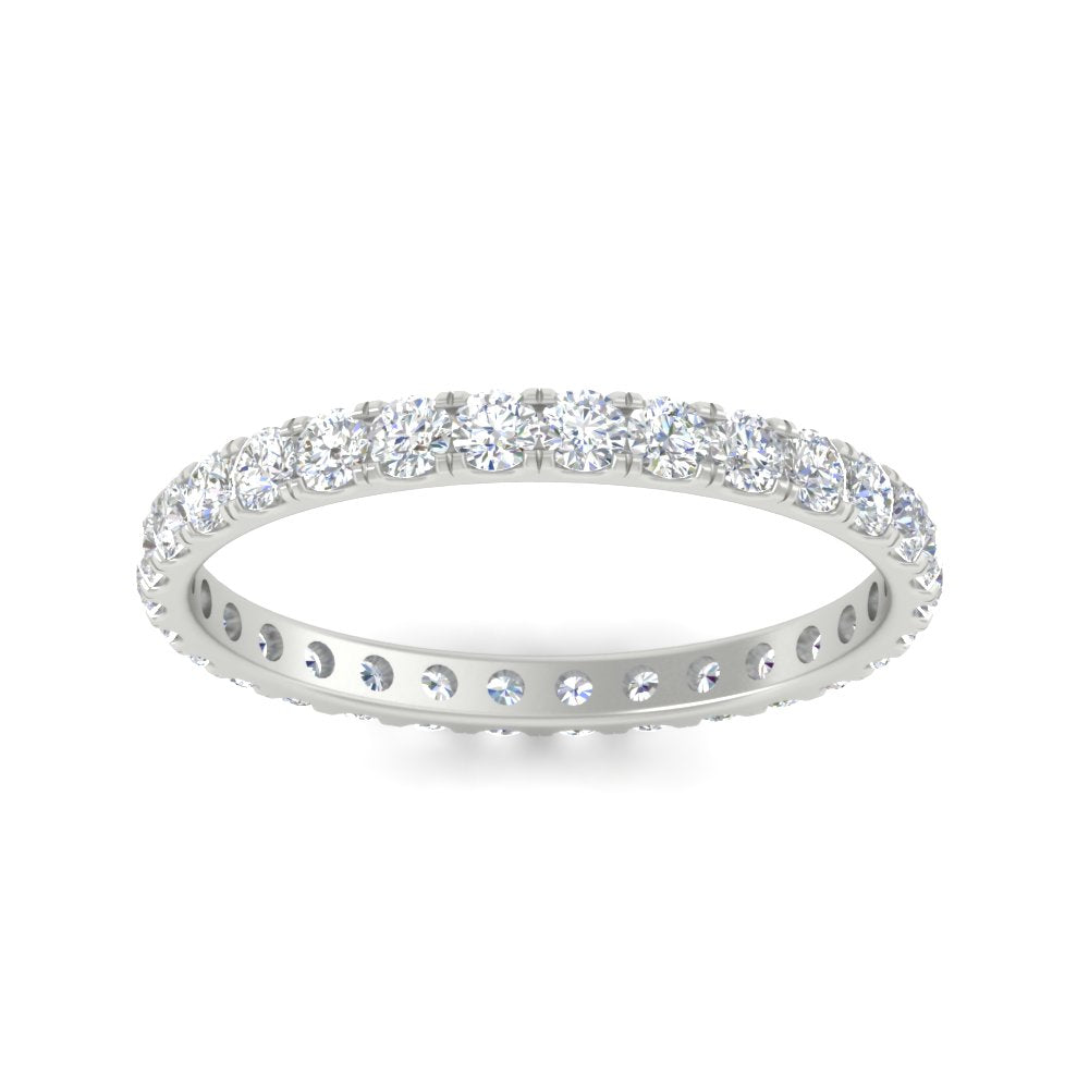 0.75 Ct. Round Eternity Wedding Band Fascinating Diamonds
