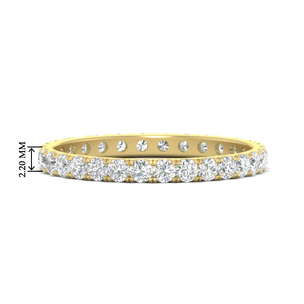 0.75 Ct. Round Eternity Wedding Band Fascinating Diamonds