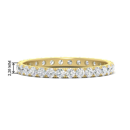 0.75 Ct. Round Eternity Wedding Band Fascinating Diamonds