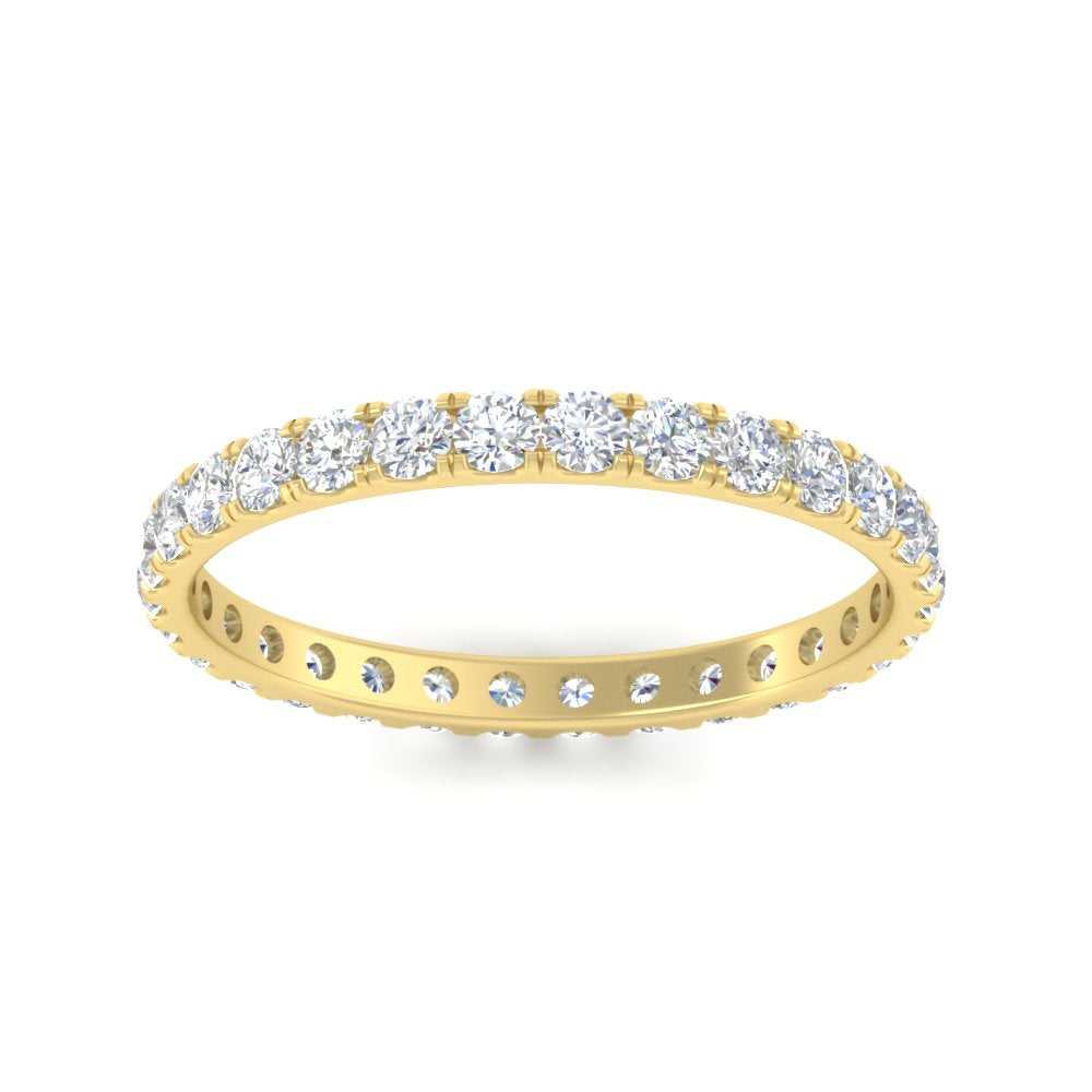 0.75 Ct. Round Eternity Wedding Band Fascinating Diamonds