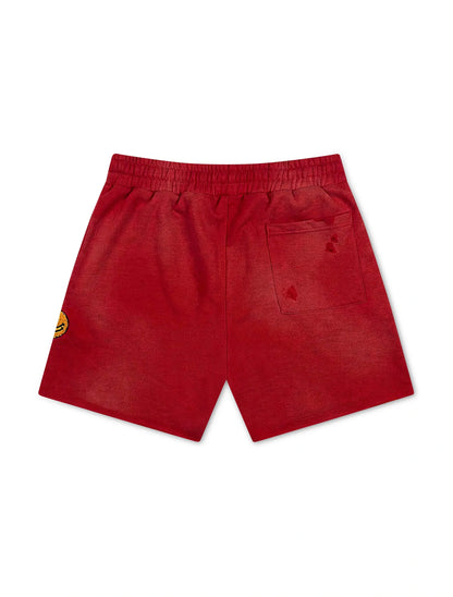 All Human H.O.M.E Shorts - Red Wash Denim Exchange