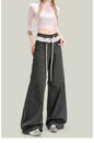 Women’s Vintage Lace Panel Casual Pants FitiqueFit