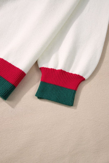 Plus Size Christmas Holly Jolly Colorblock Edge Sw Shop Style & More | Fresh Looks, Everyday Deals & Free Shipping
