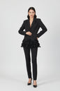 Women's Elegant 3D Floral Loose-Fit Blazer – Regular Length FitiqueFit
