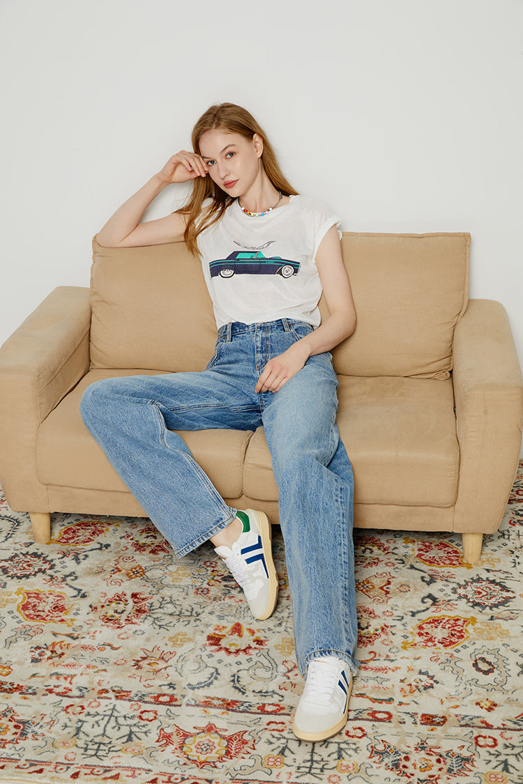 80'S Utility Loose Jeans HJ128 Hey Joanie